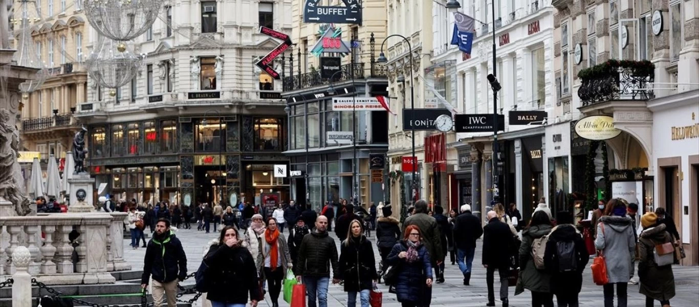 Παρατείνεται μέχρι τις 4 Απριλίου το lockdown στην Αυστρία